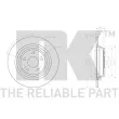 NK 2025101 - Jeu de 2 disques de frein arrière