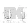 NK 2033104 - Jeu de 2 disques de frein arrière