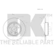 NK 2033113 - Jeu de 2 disques de frein arrière