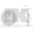 NK 203439 - Jeu de 2 disques de frein avant