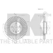 NK 203677 - Jeu de 2 disques de frein avant