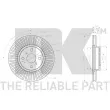 NK 2045108 - Jeu de 2 disques de frein avant