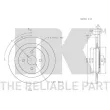 NK 2045111 - Jeu de 2 disques de frein arrière