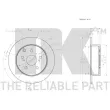 NK 2045126 - Jeu de 2 disques de frein arrière