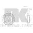 NK 2045174 - Jeu de 2 disques de frein avant