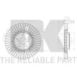 NK 2045176 - Jeu de 2 disques de frein avant