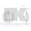 NK 2047131 - Jeu de 2 disques de frein arrière