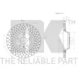 NK 2047163 - Jeu de 2 disques de frein arrière