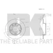 NK 204778 - Jeu de 2 disques de frein arrière