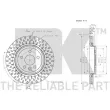 NK 204858 - Jeu de 2 disques de frein arrière