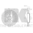 NK 209317 - Jeu de 2 disques de frein avant