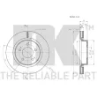 NK 209325 - Jeu de 2 disques de frein avant