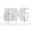 NK 209330 - Jeu de 2 disques de frein arrière
