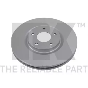 Jeu de 2 disques de frein arrière NK 313968 pour RENAULT TRUCKS MAXITY 130,45 - 130cv