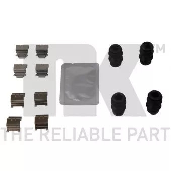 Kit d'accessoires, plaquette de frein à disque NK 79451874