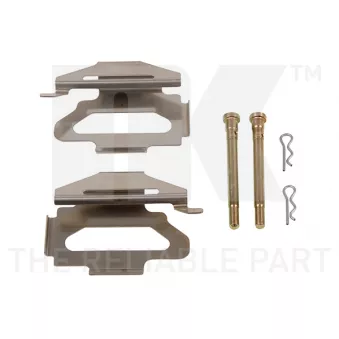 NK 7999141 - Kit d'accessoires, plaquette de frein à disque
