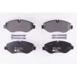 HELLA PAGID 8DB 355 005-511 - Jeu de 4 plaquettes de frein avant