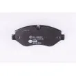 HELLA PAGID 8DB 355 005-511 - Jeu de 4 plaquettes de frein avant
