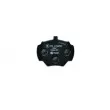 HELLA PAGID 8DB 355 005-791 - Jeu de 4 plaquettes de frein arrière