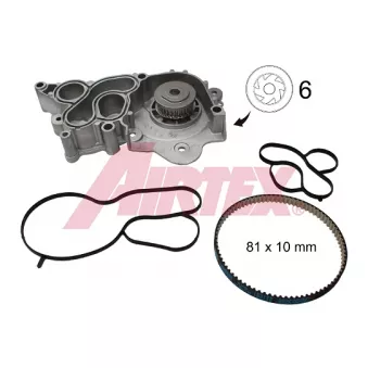 AIRTEX WPK-199501 - Pompe à eau + kit de courroie de distribution
