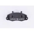 HELLA PAGID 8DB 355 006-391 - Jeu de 4 plaquettes de frein avant