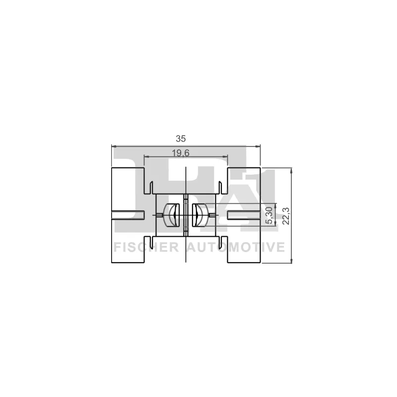 Clip, enjoliveur FA1 10-40040.10 - Visuel 1