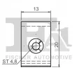 FA1 10-40090.25 - Écrou à tole