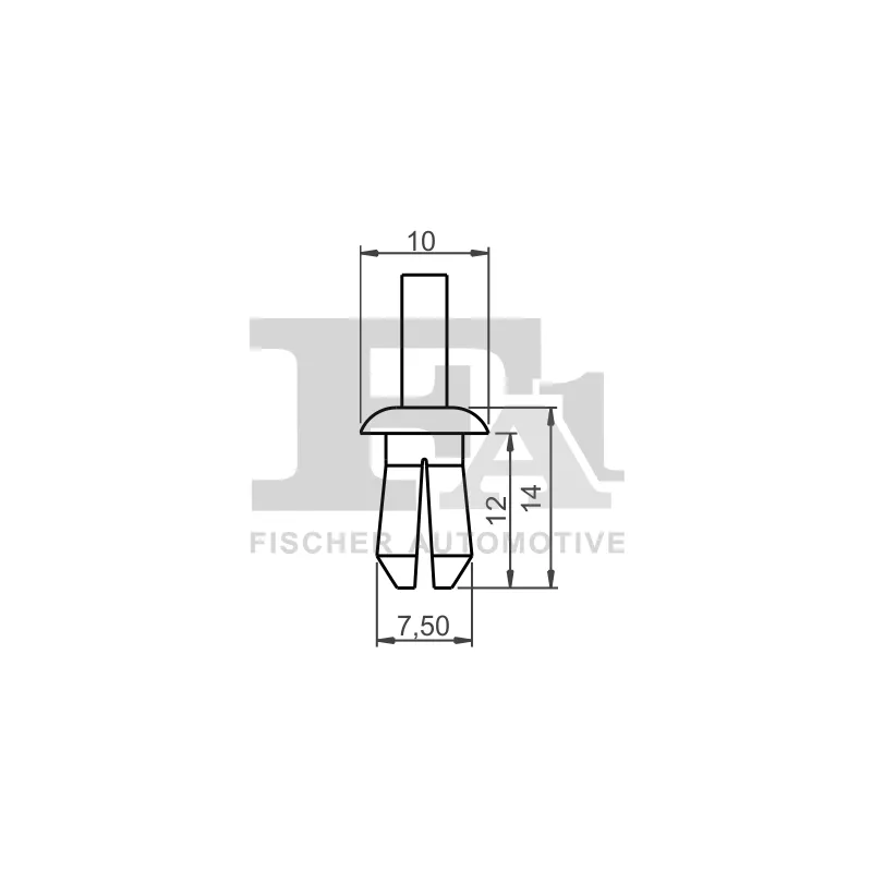 Clip, enjoliveur FA1 11-20004.10 - Visuel 1