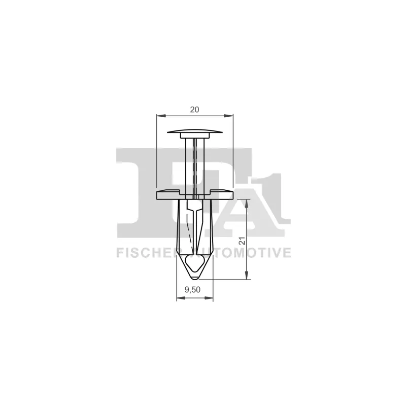 Clip, enjoliveur FA1 11-20020.10 - Visuel 1