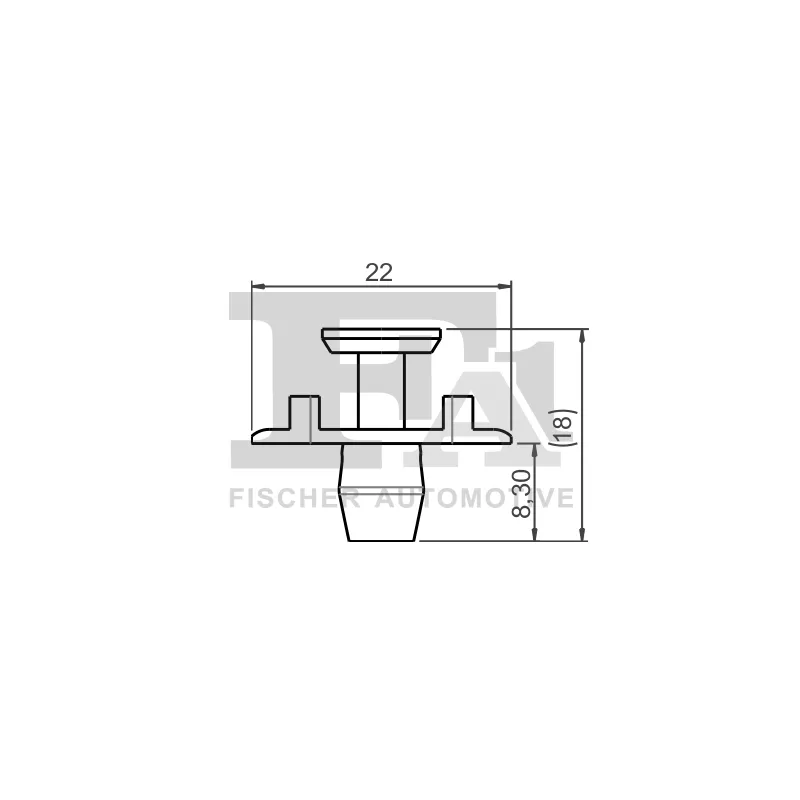 Clip, enjoliveur FA1 11-20024.10 - Visuel 1