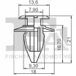 FA1 11-40004.10 - Clip, enjoliveur