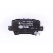HELLA PAGID 8DB 355 006-751 - Jeu de 4 plaquettes de frein arrière