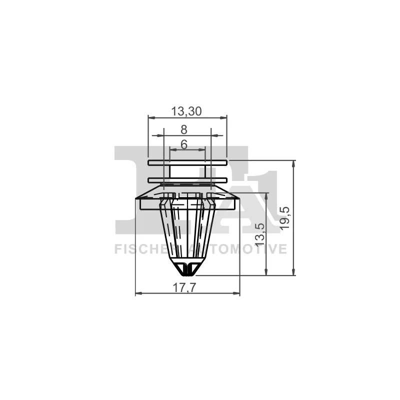 Clip, enjoliveur FA1 11-40038.10 - Visuel 1