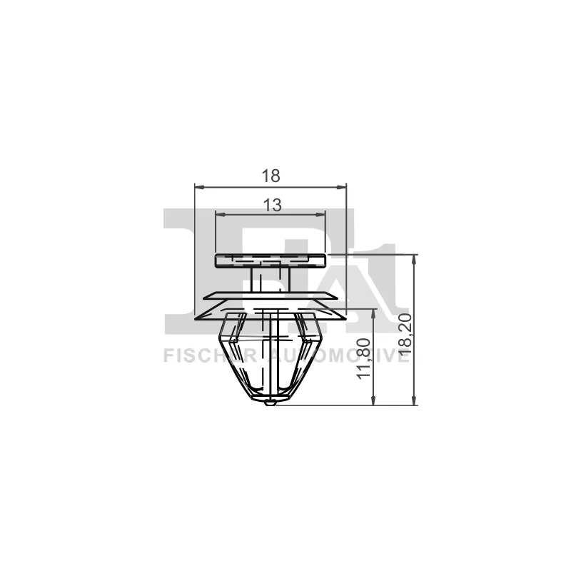 Clip, enjoliveur FA1 11-40045.10 - Visuel 1