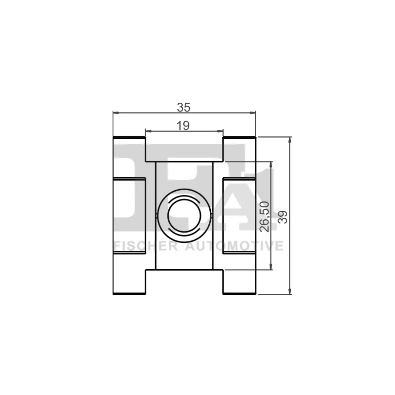 Clip, enjoliveur FA1 11-40126.10 - Visuel 1