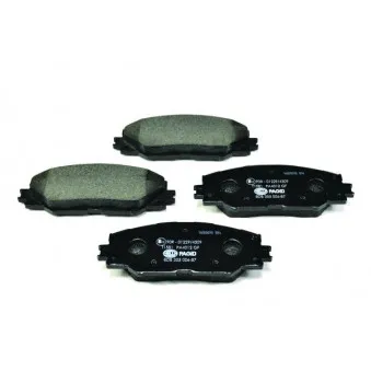 Jeu de 4 plaquettes de frein avant HELLA PAGID OEM 04465YZZDY