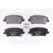HELLA PAGID 8DB 355 006-911 - Jeu de 4 plaquettes de frein avant