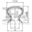 Clip, enjoliveur FA1 [12-40025.10]