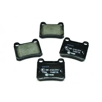 Jeu de 4 plaquettes de frein arrière HELLA PAGID OEM 0004200120