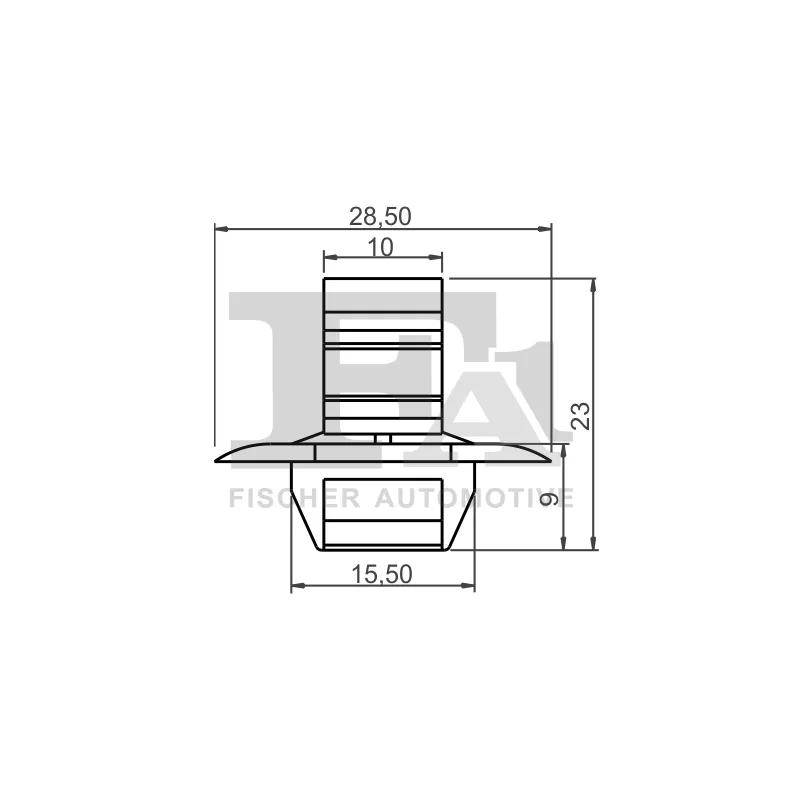 Clip, enjoliveur FA1 21-40059.10 - Visuel 1