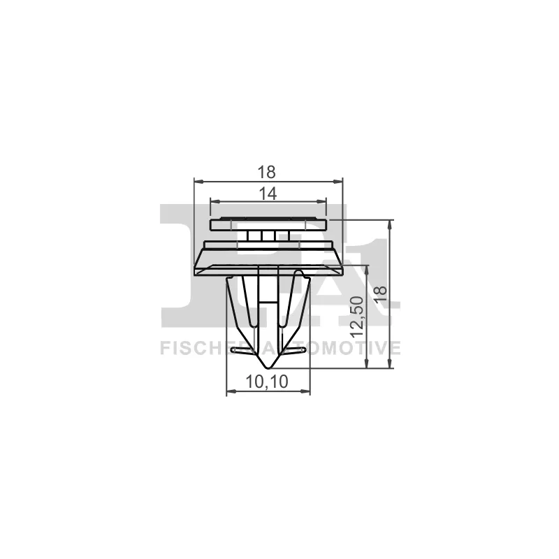Clip, enjoliveur FA1 31-40001.10 - Visuel 1