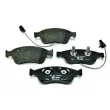HELLA PAGID 8DB 355 009-211 - Jeu de 4 plaquettes de frein avant