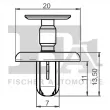 FA1 77-30013.10 - Clip, enjoliveur
