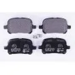 HELLA PAGID 8DB 355 009-351 - Jeu de 4 plaquettes de frein avant