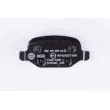 HELLA PAGID 8DB 355 009-361 - Jeu de 4 plaquettes de frein arrière
