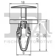 FA1 87-20002.10 - Clip, enjoliveur