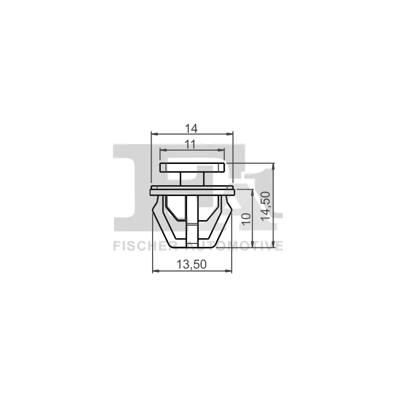 Clip, enjoliveur FA1 89-40005.10 - Visuel 1