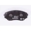HELLA PAGID 8DB 355 009-641 - Jeu de 4 plaquettes de frein avant