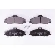 HELLA PAGID 8DB 355 009-751 - Jeu de 4 plaquettes de frein avant