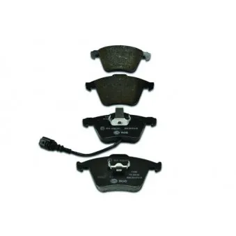 Jeu de 4 plaquettes de frein avant HELLA PAGID OEM 1K0698151B